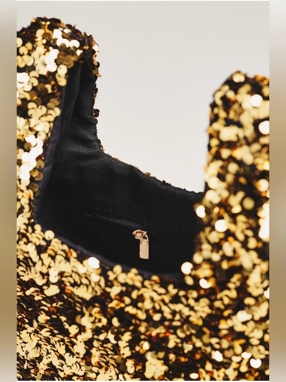 Anthropologie Paillette Sequin Bag